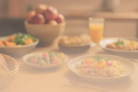 A cozy kitchen scene